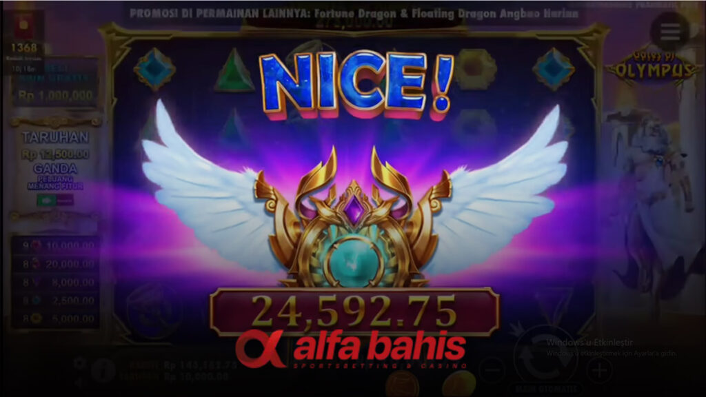 Alfabahis Gates of Olympus Oyunu