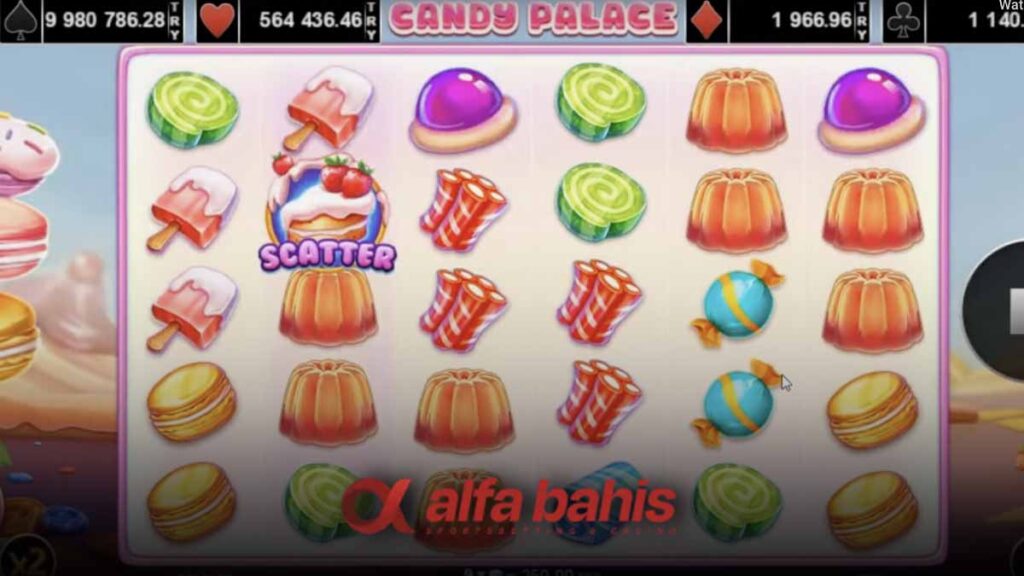 Alfabahis candy palace oyunu