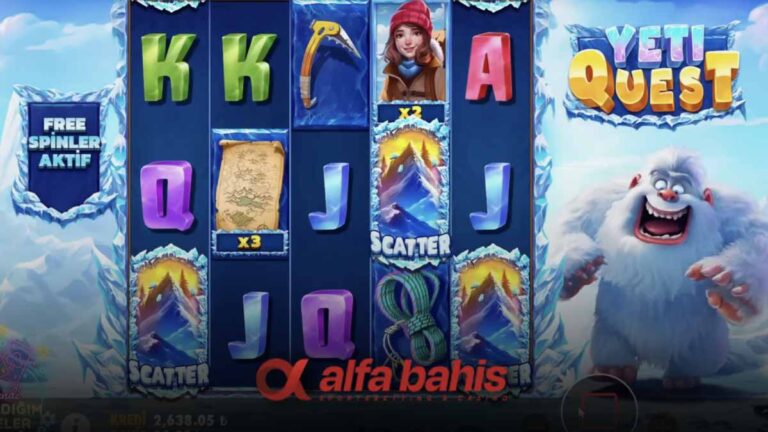 Alfabahis Yeti Quest oyunu
