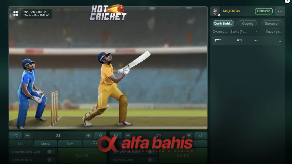 Alfabahis Hot Cricket